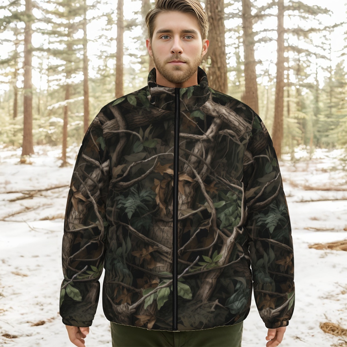 Camo Down Jacket